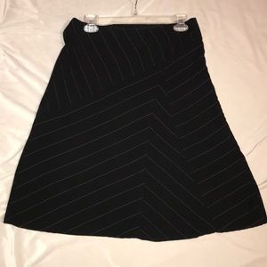 Pinstripe Skirt